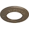 Ekena Millwork Salem Ceiling Medallion (Fits Canopies up to 7 1/8"), 13 1/4"OD x 7 1/8"ID x 7/8"P, Warm Silver CM13SAWSS - alternate 2